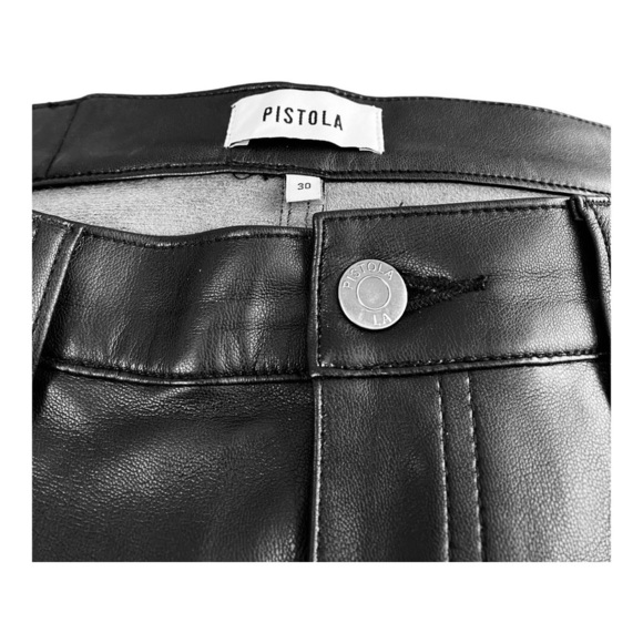 Pistola Black Wide Leg Pants - Picture 3 of 6
